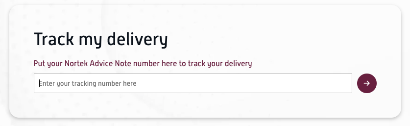 Track your delivery with Reznor HVAC online